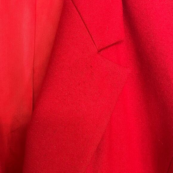 Pendleton Vintage Red Virgin Wool Fully Lined USA Classic Sports Coat Blazer 14 - Picture 8 of 13